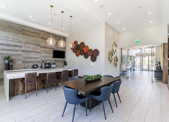 Lounge Area with Coffee Station
