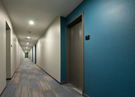 Hallway Between Apartment Units