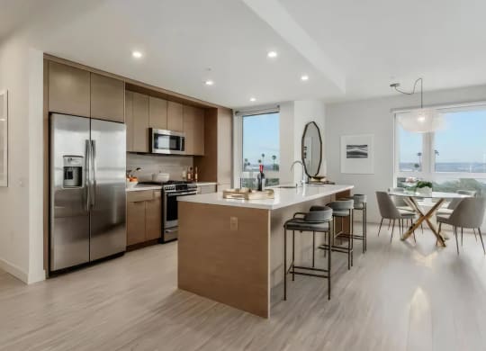 Large Kitchen Spaces with Dining Nook