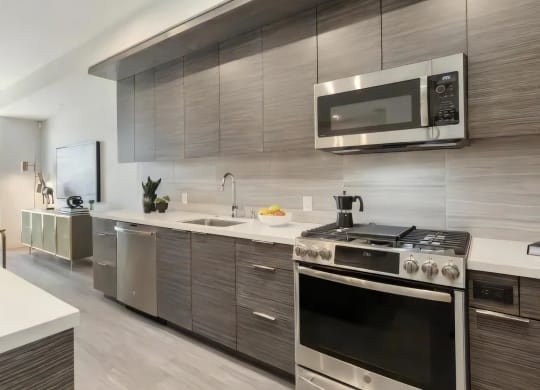 Stainless Steel Appliances and Extra Counter Space