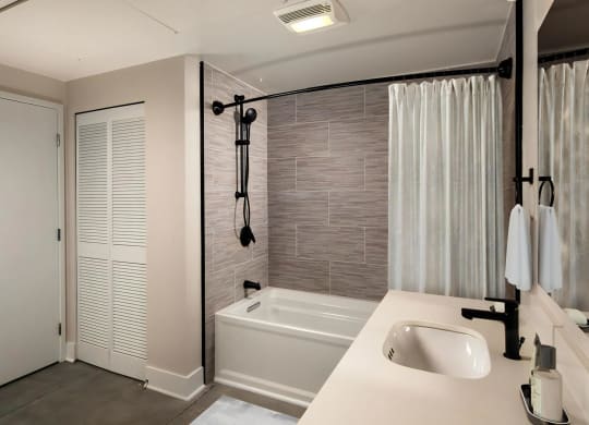 Venice on Rose Apartments Bathroom Luxury Bathrooms with Soaking Tubs