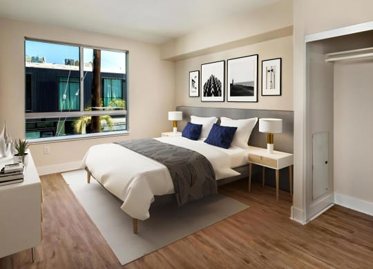 Venice on Rose Apartments Bedrooms Expansive Bedrooms with Spacious Closets