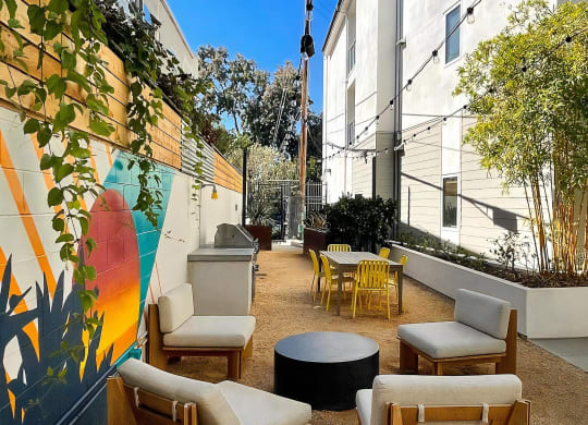Venice on Rose Community Outdoors Outdoor Entertainment Area with Grill