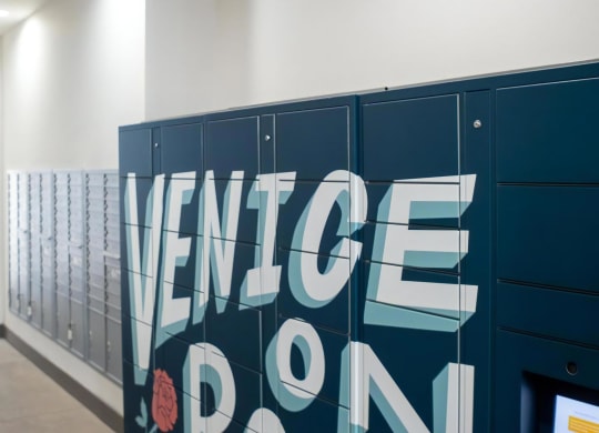 Venice on Rose Community Package Delivery Secure Package Locker Retrieval System with 24x7 Access