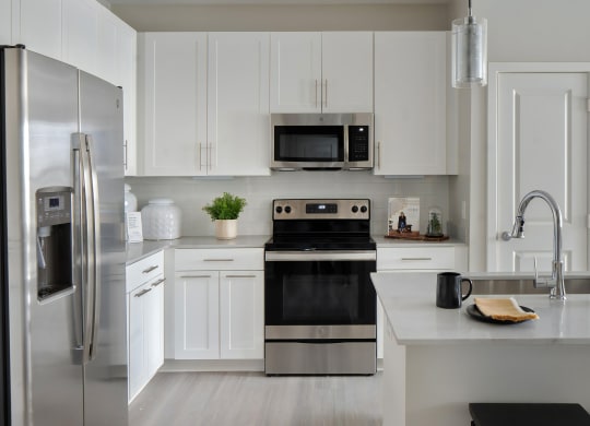 Kitchen with Stainless Steel Appliances