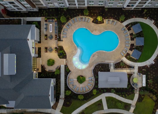 Aerial View of Pool