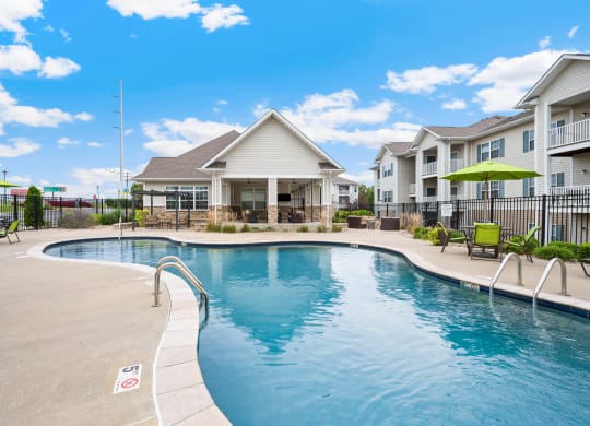 pool at the enclave at woodbridge apartments in sugar land, tx
