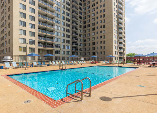 our apartments showcase an unique swimming pool