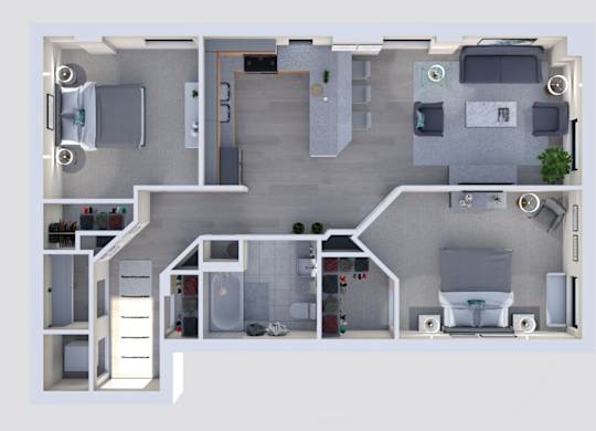 Apartment rental information of floor plan Broadway at Grand Wisconsin, Milwaukee, WI, Wisconsin , 53203