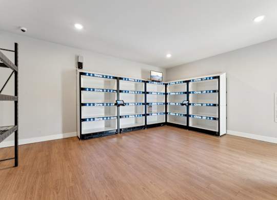 Package room at The Hendry Apartments, Fort Myers