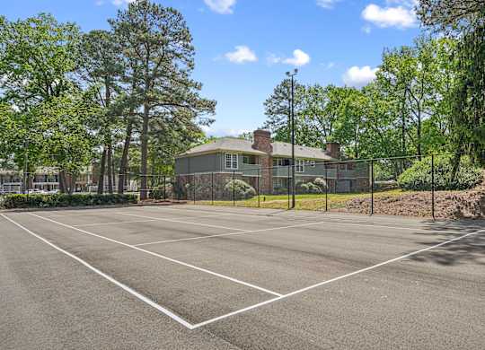 Tennis court at Lexington on the Green, Raleigh, NC