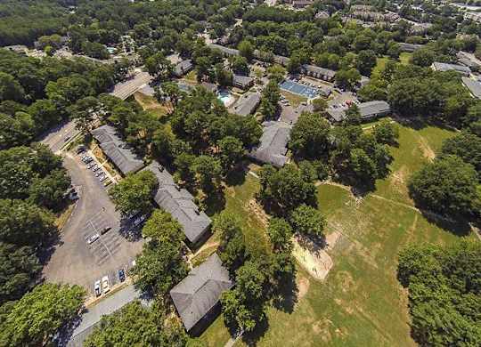 Aerial View at Lexington on the Green, Raleigh, NC