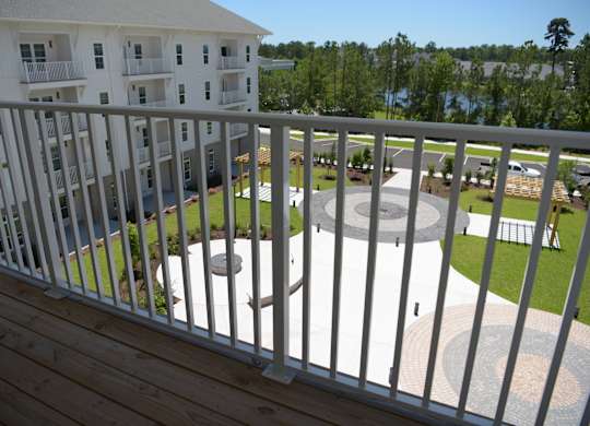 Balcony property view at The Leo Myrtle Beach, Myrtle Beach.