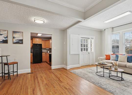 Furnished Living Room at Lexington on the Green, Raleigh, 27604