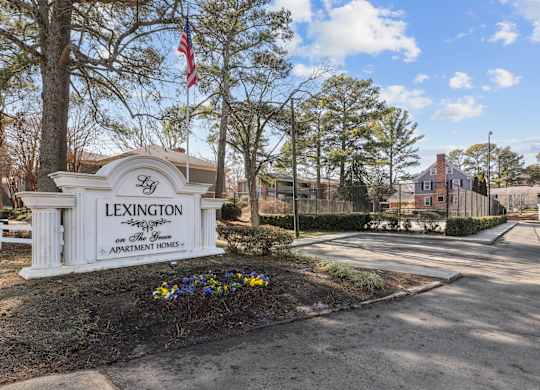 Property Signage at Lexington on the Green, Raleigh, 27604