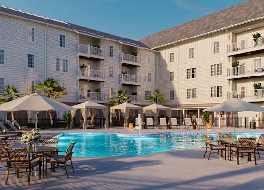 Swimming pool at The Leo Myrtle Beach, Myrtle Beach, SC