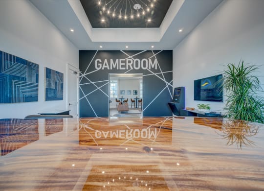 Overlook at Riverside Gameroom Door