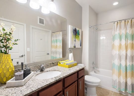 Classic bathroom at the Flats at Neabsco