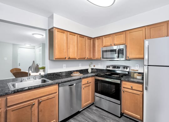 Kitchen at Waterside at Reston.
