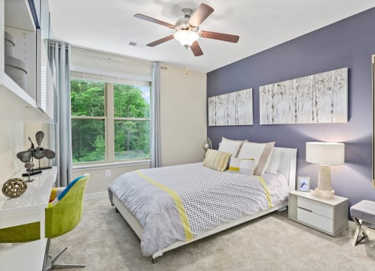 Bedroom at the Flats at Neabsco