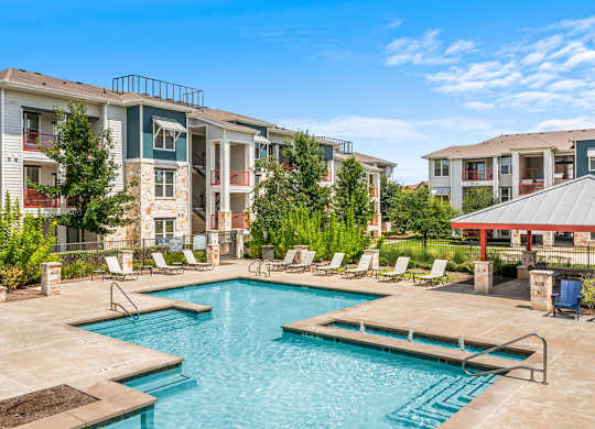 our apartments offer a swimming pool in front of our building