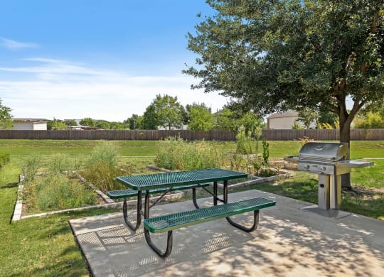 Community Garden and Grilling Area