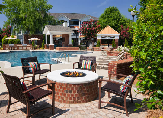 Fire Pit with Cozy Seating