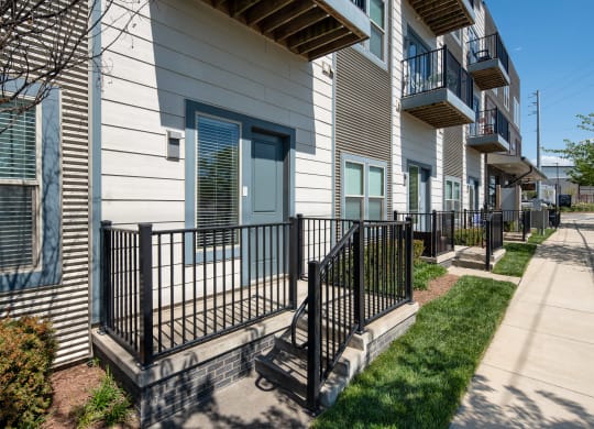 our apartments offer a porch for you to enjoy