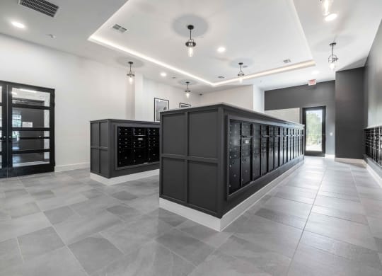 a mailroom