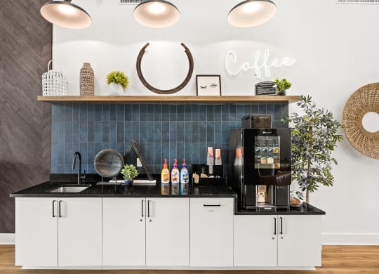 24-Hour Clubhouse with Coffee Bar and Wi-Fi