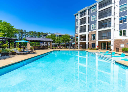 our apartments offer a swimming pool in front of our building