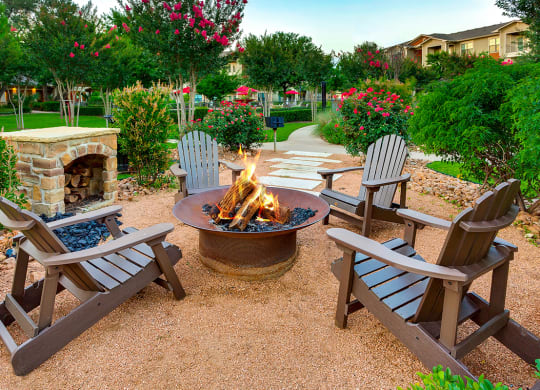 Fire Pit with Cozy Seating