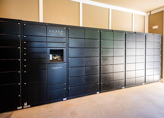 the lockers are ready to be installed