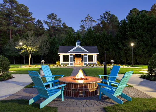 Fire Pit with Cozy Seating