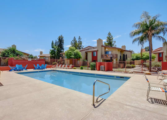 Outdoor Pool at Glen at Mesa Apartments, Mesa, Arizona 85201