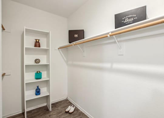 A shelf at Sweetwater At Metro North Apartments, Phoenix, AZ