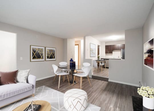 living and dining at Glen at Burnsville, Burnsville Minnesota