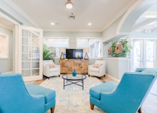 Clubhouse Seating Area at Heritage Bay, Jensen Beach Florida