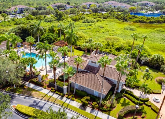 aerial view of the property at Heritage Bay, Jensen Beach Florida
