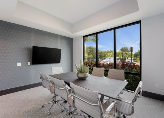 Conference room at AxisOne, Stuart, FL, 34994