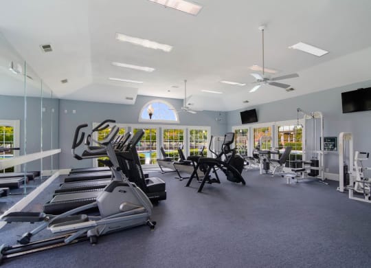 Fitness Center at Bridford Lake Apartments, North Carolina
