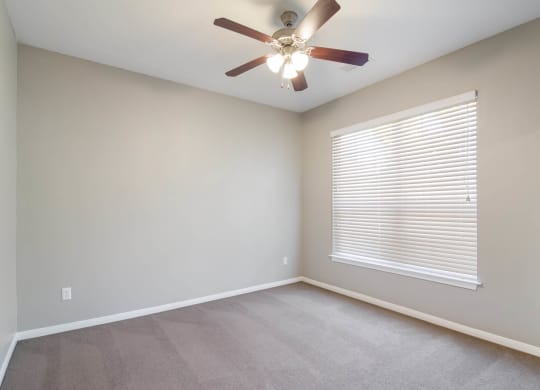 Bedroom with Ceiling Fan at Bridford Lake Apartments, Greensboro, NC