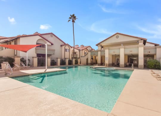 Swimming Pool With Relaxing Sundecks at Del Coronado, Mesa, Arizona