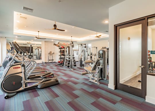 Fitness Center with Yoga Studio at Edge75, Florida
