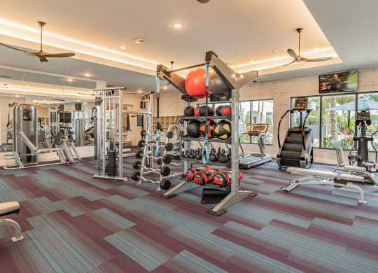 Fully Equipped Fitness Center at Edge75, Naples, FL