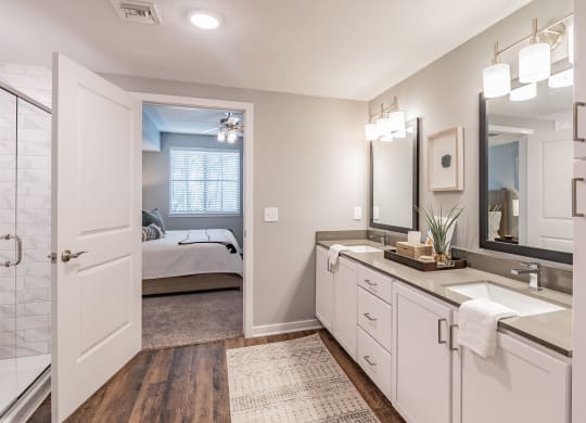 Master Bathroom with Vanity at Edge75, 34104