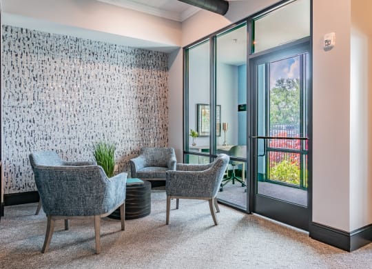 Indoor Lounge Area at AxisOne, Stuart, FL