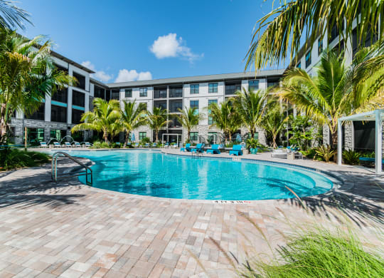 Outdoor Swimming Pool at AxisOne, Florida, 34994