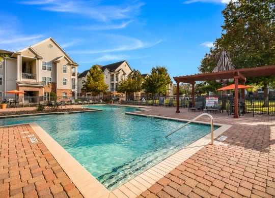 Pool With Sunning Deck at Kingwood Glen, Texas, 77339