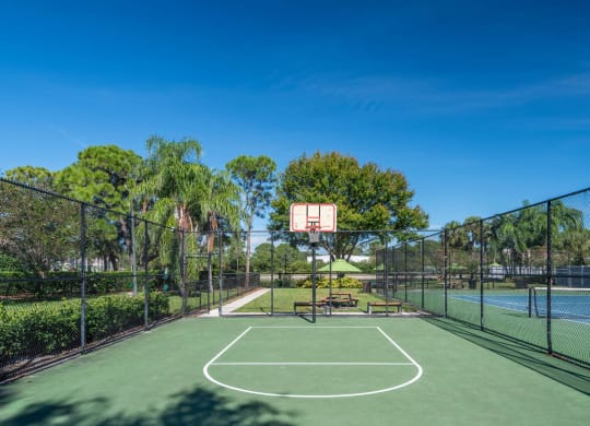 Basketball Court at Lakeside Glen Apartments, Melbourne